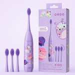 Ordo Sonic Kids Battery Toothbrush and Brush Head Bundle - Squishmallows Daxxon